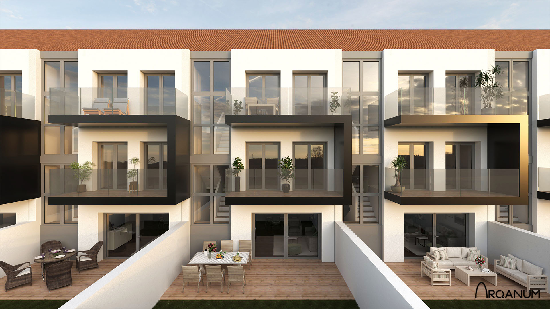 24 homes in Torrecilla en Cameros, facades